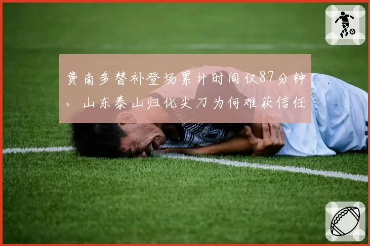 费南多替补登场累计时间仅87分钟,山东泰山归化尖刀为何难获信任?